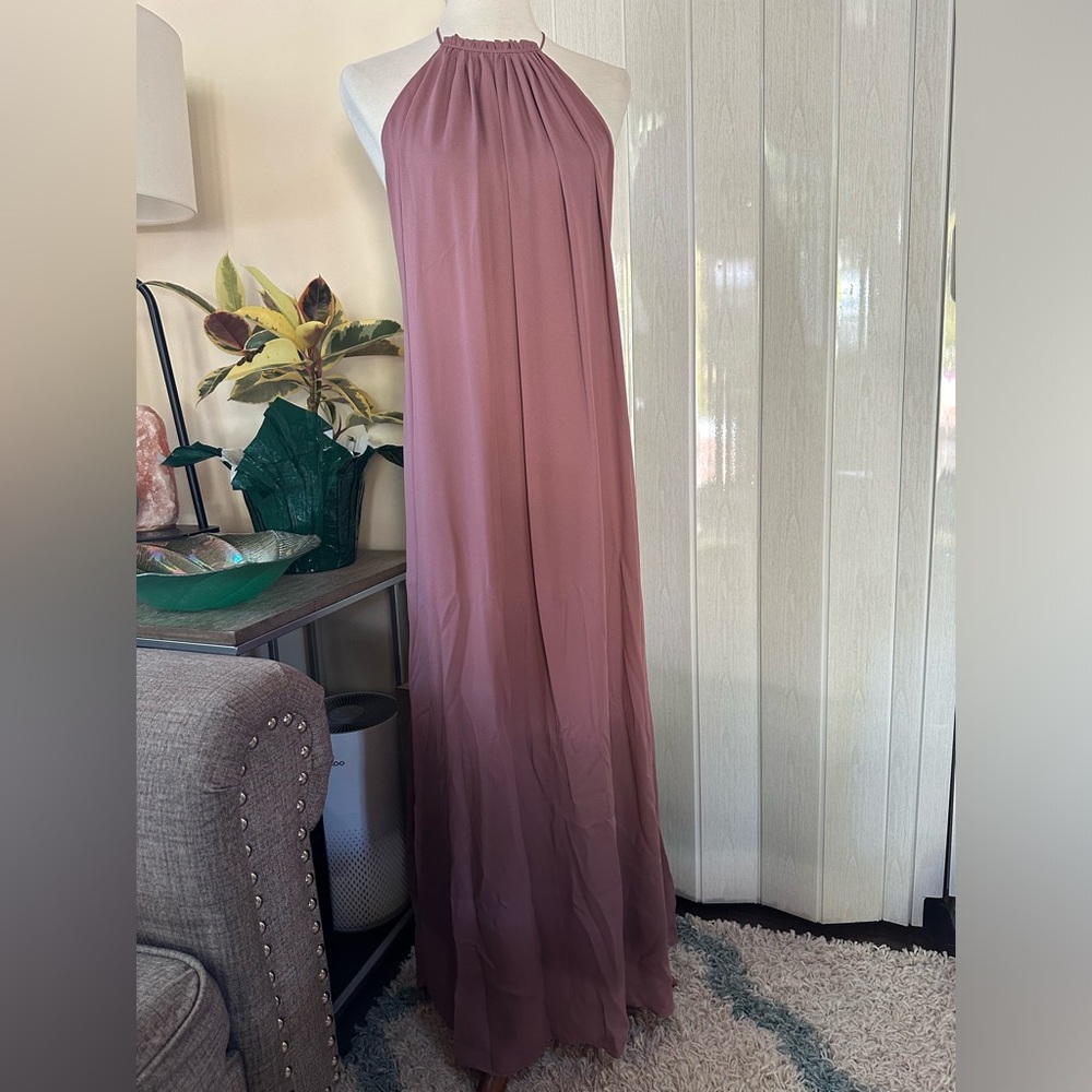 Everly Flowy Mauve Maxi Dress SZ Small